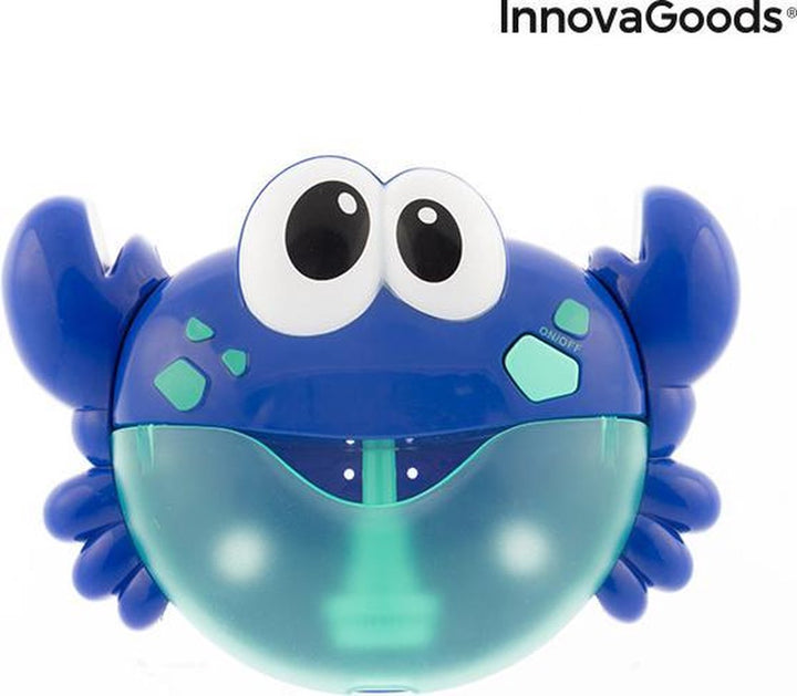 InnovaGoods - Badspeelgoed - Badspeeltjes - - Muzikale Krab met Zeepbellen voor het Bad - 12 Kindermelodieën - met 3 Zuignappen