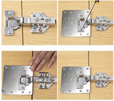 Malatec Meubelscharnier Reparatieset - 4 Stuks: voor Duurzaam Meubelonderhoud