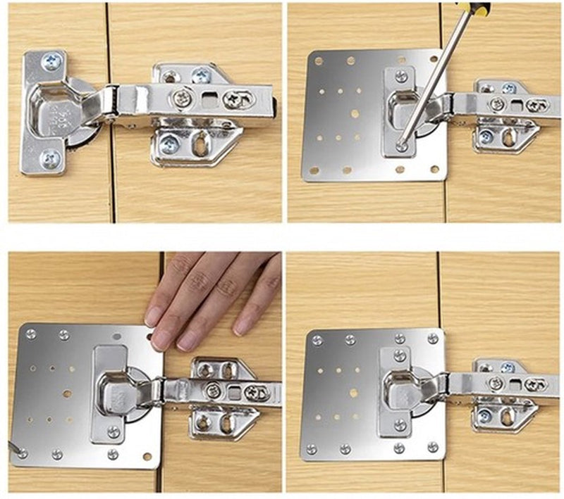 Malatec Meubelscharnier Reparatieset - 4 Stuks: voor Duurzaam Meubelonderhoud