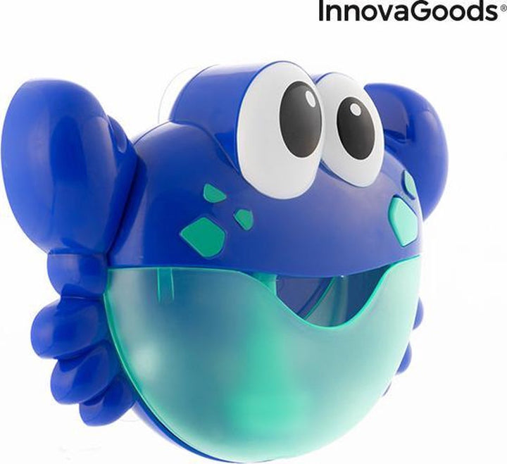 InnovaGoods - Badspeelgoed - Badspeeltjes - - Muzikale Krab met Zeepbellen voor het Bad - 12 Kindermelodieën - met 3 Zuignappen