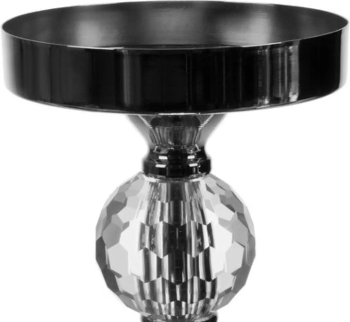 Ruhhy Glamour Kaarsenhouder Set - 3 Maten - Kristal Versierd - Perfect voor Luxe Decoratie