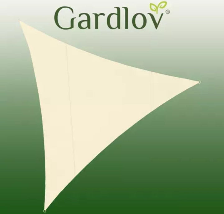 Gardlov Beige Zonneschermzeil 4 x 4 x 4 meter - Duurzame Bescherming en Stijlvol Ontwerp