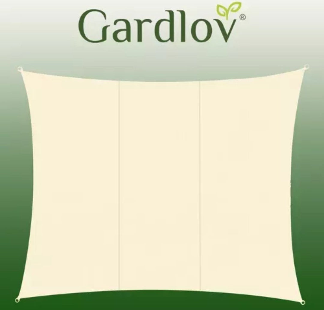 Gardlov Beige Zonneschermzeil 3x4m - Perfecte Schaduw en UV-bescherming