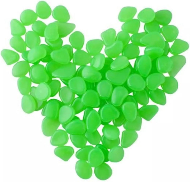 Gardlov Glow-in-the-dark Stenen - set van 100 stuks - Groen
