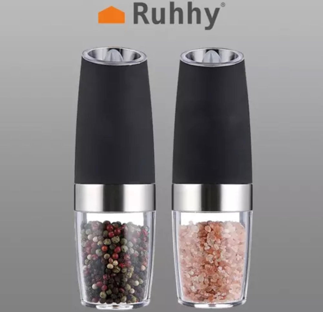 Ruhhy Elektrische Molen Set 19558 - Efficiënte Keukenhulp - Keramisch &amp; LED-Verlicht