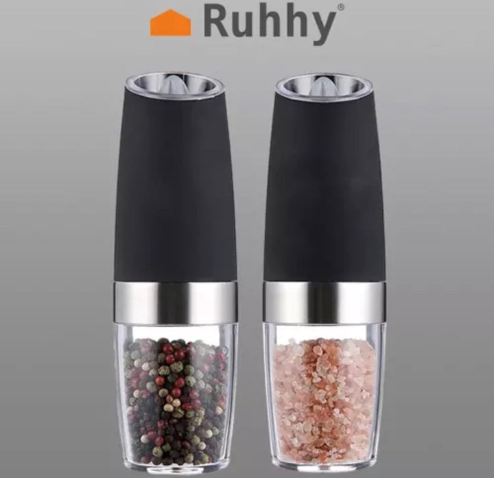 Ruhhy Elektrische Molen Set 19558 - Efficiënte Keukenhulp - Keramisch &amp; LED-Verlicht