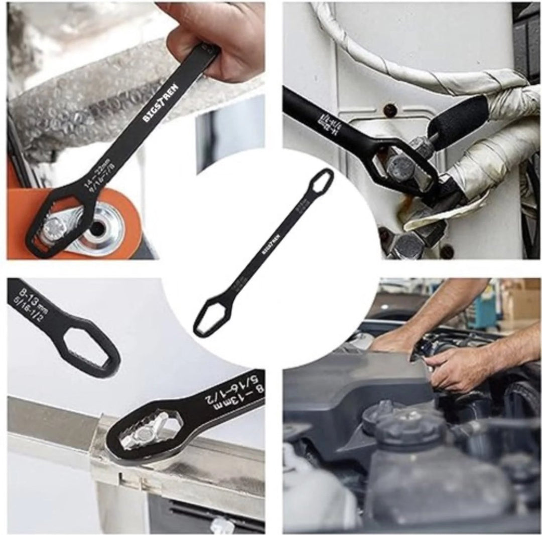 Bigstren Ruhhy Universele Ringsleutel 8-22mm - Multifunctioneel en Duurzaam Gereedschap