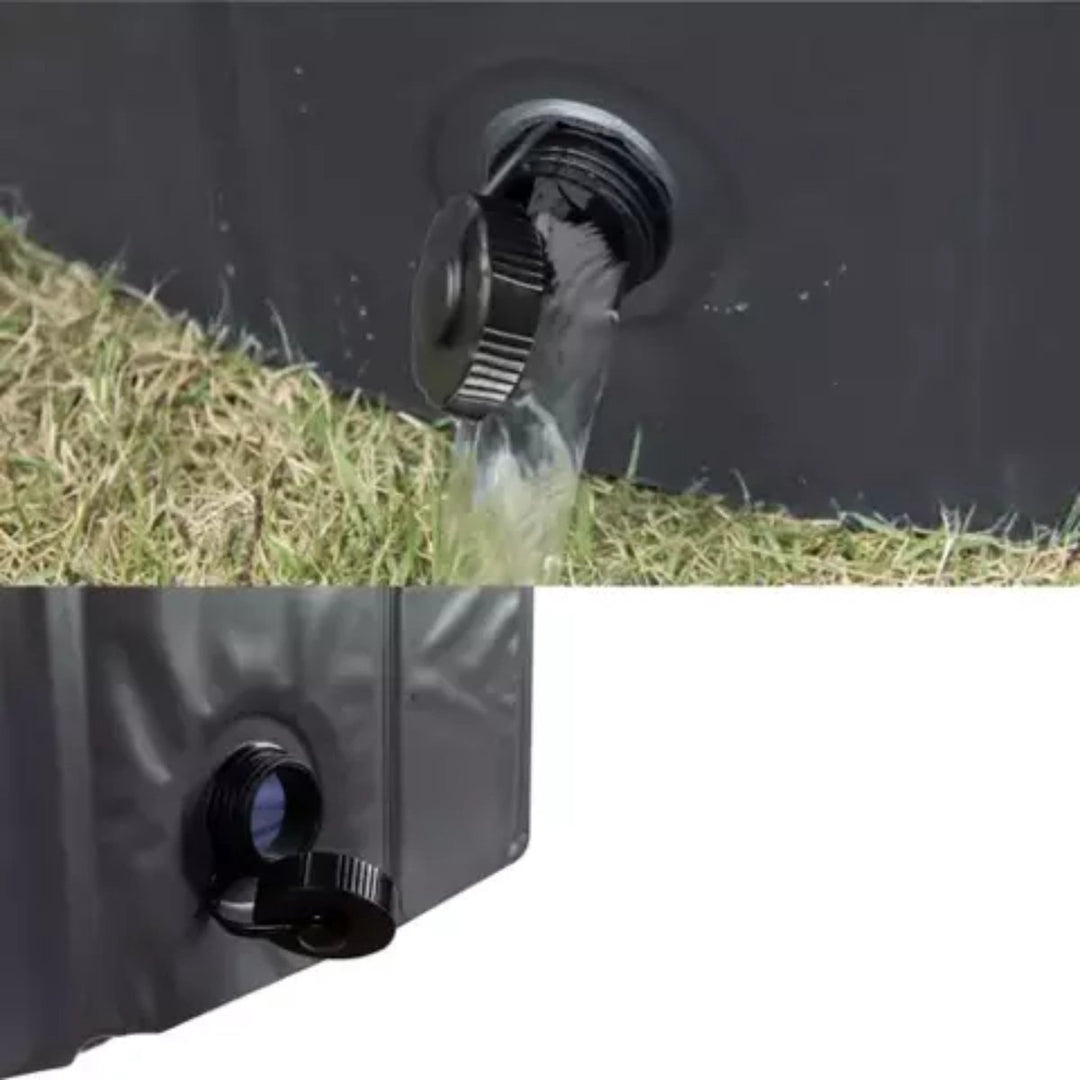 Purlov Basen Opvouwbaar Hondenzwembad 100x30 cm - Veilig en Draagbaar - Ideaal voor Zomerse Verkoeling
