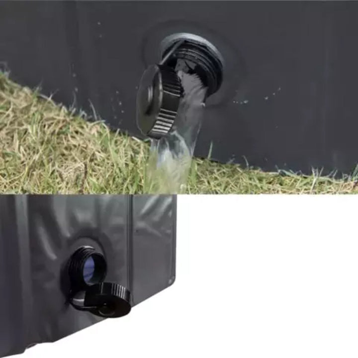 Purlov Basen Opvouwbaar Hondenzwembad 100x30 cm - Veilig en Draagbaar - Ideaal voor Zomerse Verkoeling