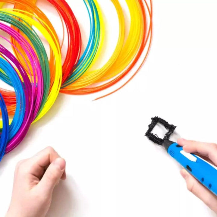 Kruzzel PLA 3D Filamenten Set - 90m Kleurrijk en Milieuvriendelijk Filament - 30 Kleuren