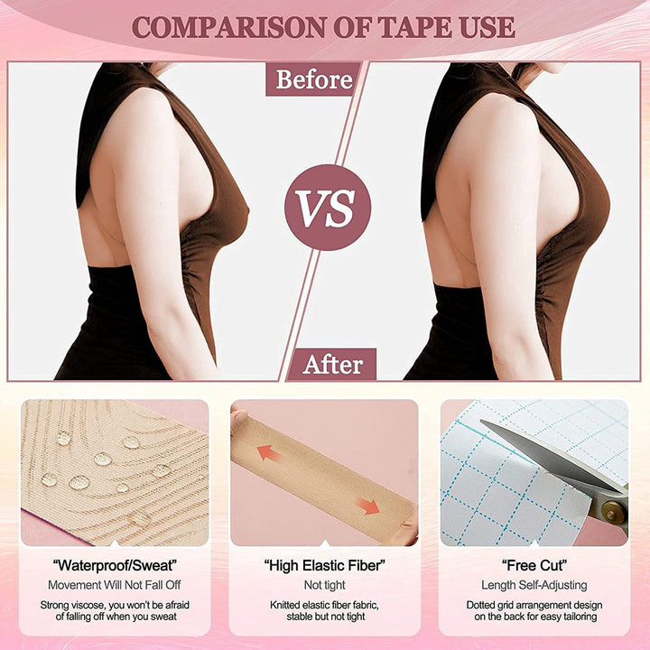 Soulima Borstliftende/Ondersteunende Tape - 5 meter - Beige