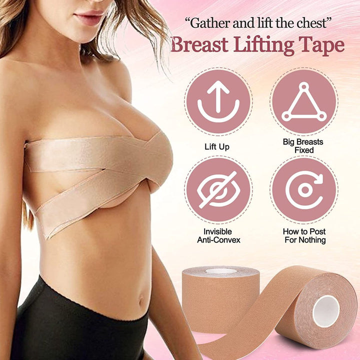 Soulima Borstliftende/Ondersteunende Tape - 5 meter - Beige