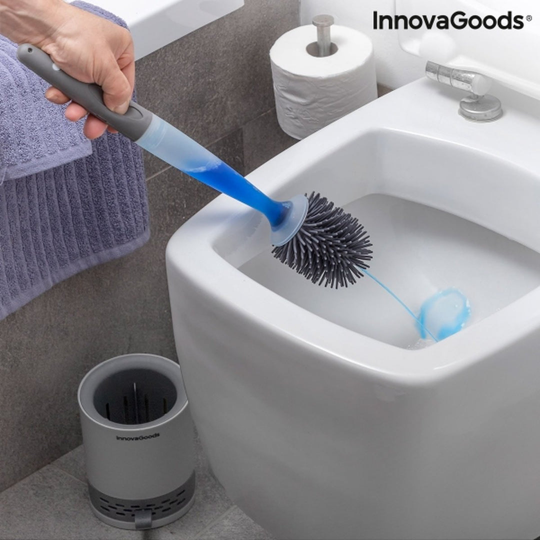 InnovaGoods Toiletborstel met Zeepdispenser - Bruilet