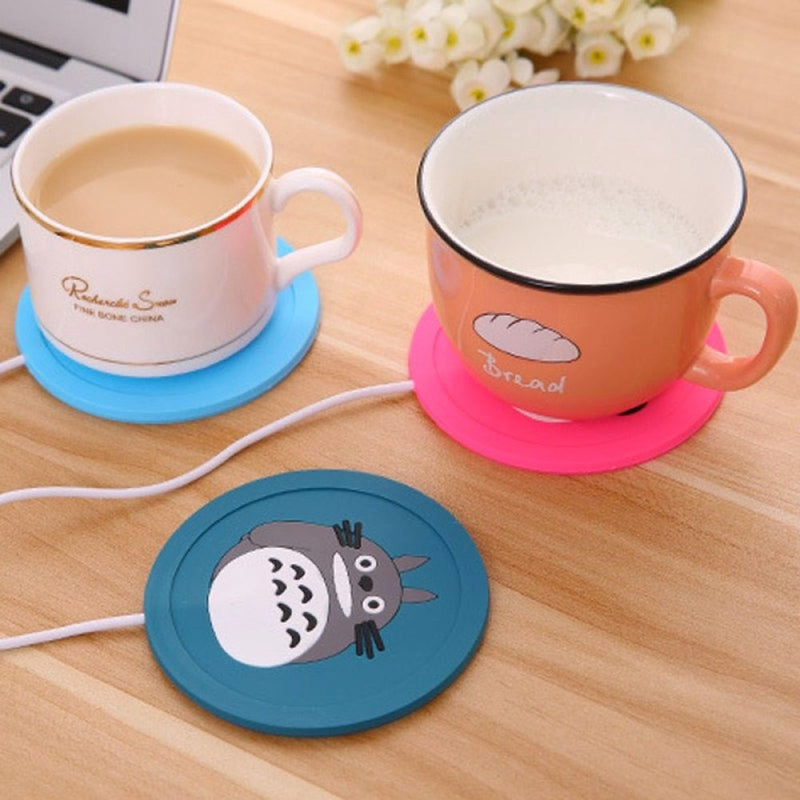 USB Beker Verwarmer - Donkerblauw Manga