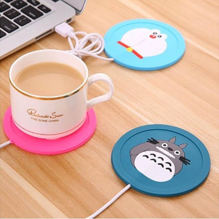 USB Beker Verwarmer - Lichtblauw Kat