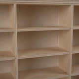 Kruzzel Houten Plank voor 54 Modelauto's - Perfect voor Elke Verzamelaar - Opbergkast - Voor kinderen en volwassenen