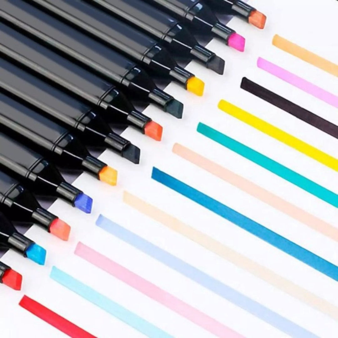 Maaleo Dubbelzijdige Markers - 40 Stuks Set voor Creativiteit