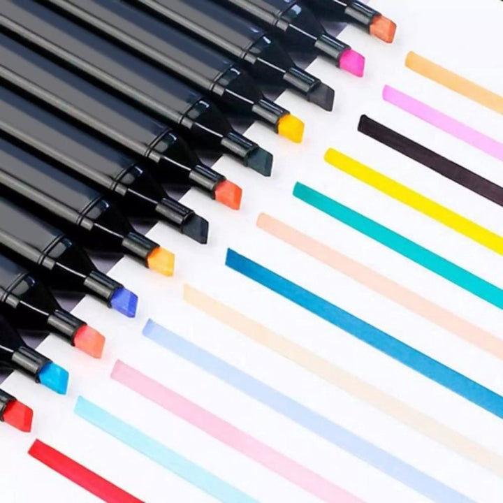 Maaleo Dubbelzijdige Markers - 40 Stuks Set voor Creativiteit