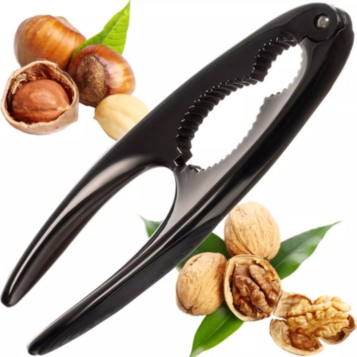 Ruhhy Stalen Notenkraker met Softgrip - Ideaal voor Walnoten &amp; Hazelnoten