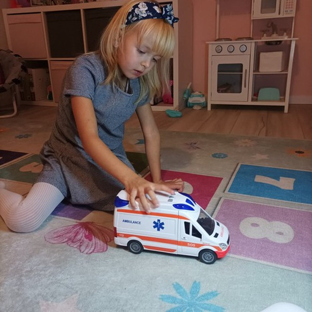 Toys Amsterdam Ambulance Junior 27 Cm Wit 2-delig