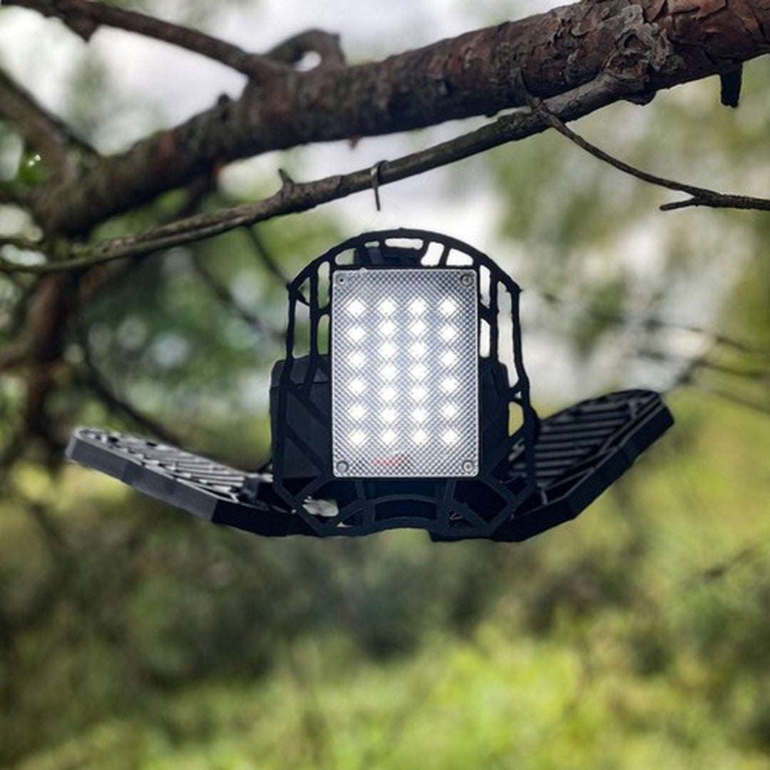 Trizand Solar Campinglamp - 3000 lm, 4 Lichtmodi &amp; Oplaadbaar