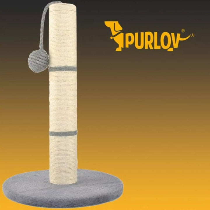 Purlov Kattenkrabpaal 45 cm Grijs - Stijlvol en Praktisch