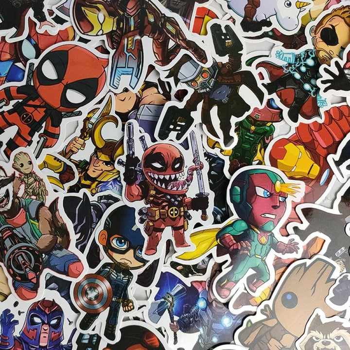 Super Helden Stickers - 100 Stuks