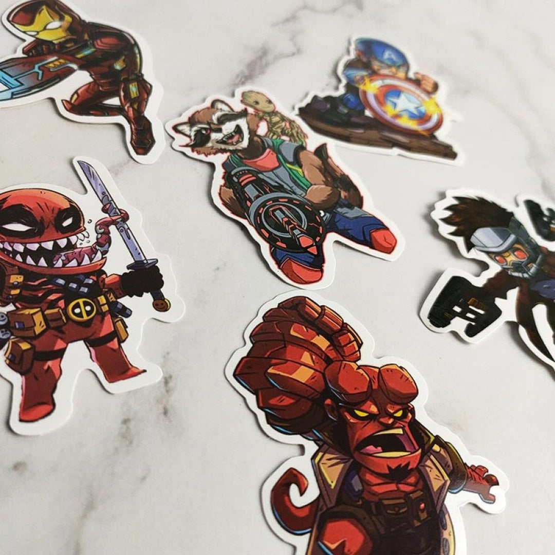 Super Helden Stickers - 100 Stuks