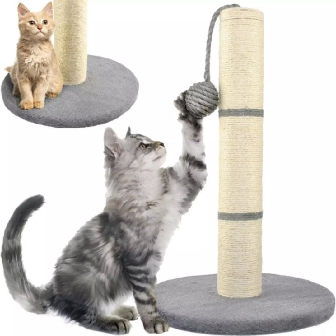Purlov Kattenkrabpaal 45 cm Grijs - Stijlvol en Praktisch