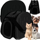 Transporter - honden- / kattentas - zwart grijs