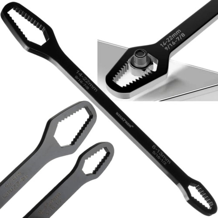 Bigstren Ruhhy Universele Ringsleutel 8-22mm - Multifunctioneel en Duurzaam Gereedschap