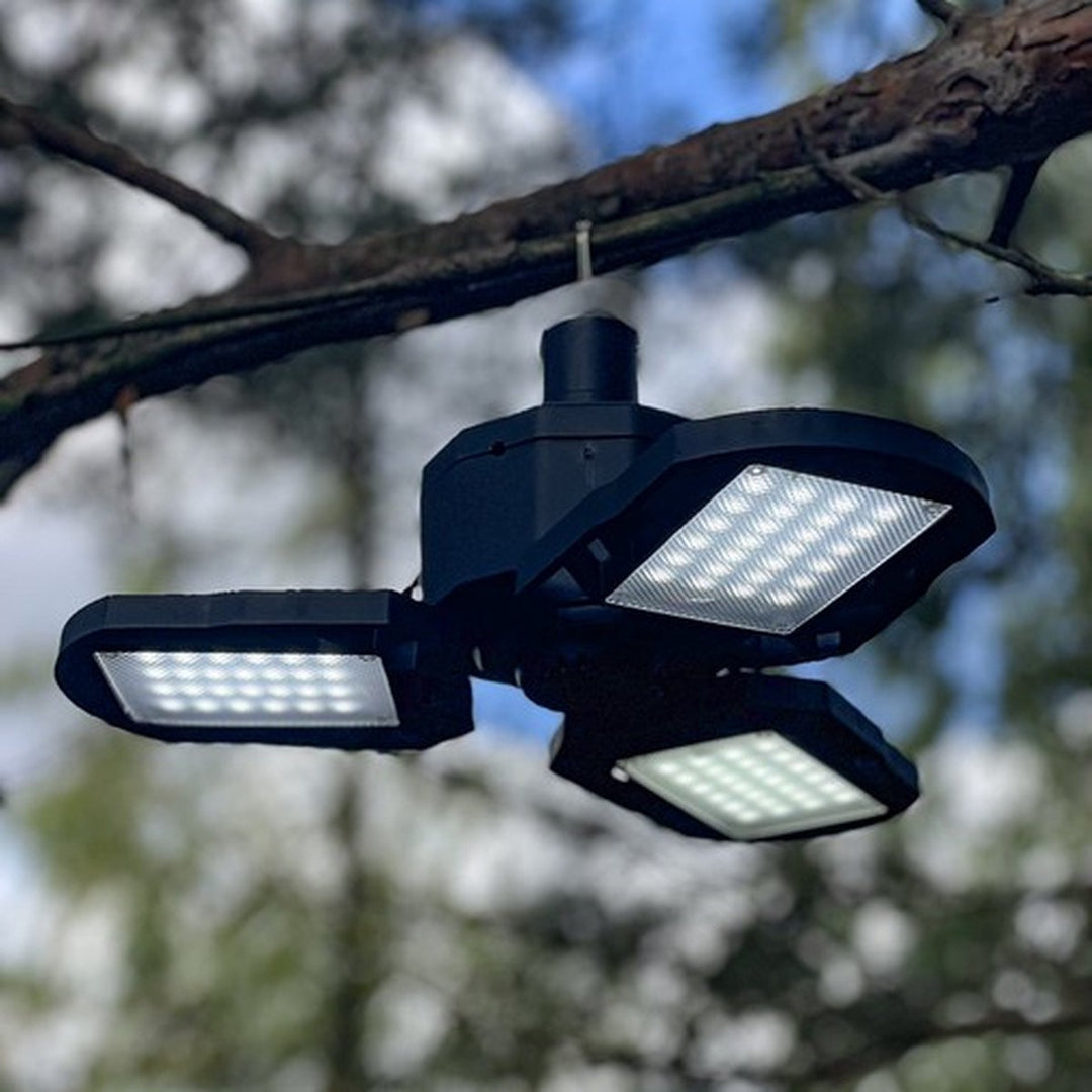 Trizand Solar Campinglamp - 3000 lm, 4 Lichtmodi &amp; Oplaadbaar