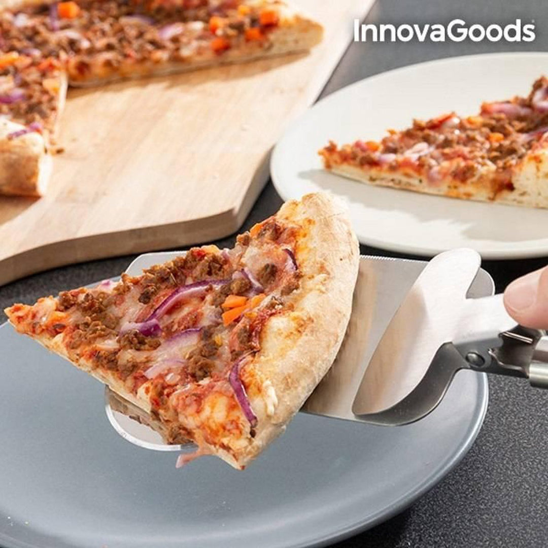 Innovagoods Nice Slice Pizzasnijder - Snijmes - Pizzasnijder - Spatel - Serveer Schep - 4 in 1