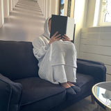 Sweatshirt XXL - Hoodie Deken - Oversized Hoodie Draagbare Deken - Super Zacht Warm en Comfortabel - Premium Kwaliteit Materiaal - Uniseks - Voor Volwassenen en Kinderen - Zorgeloos Wassen - Grijs