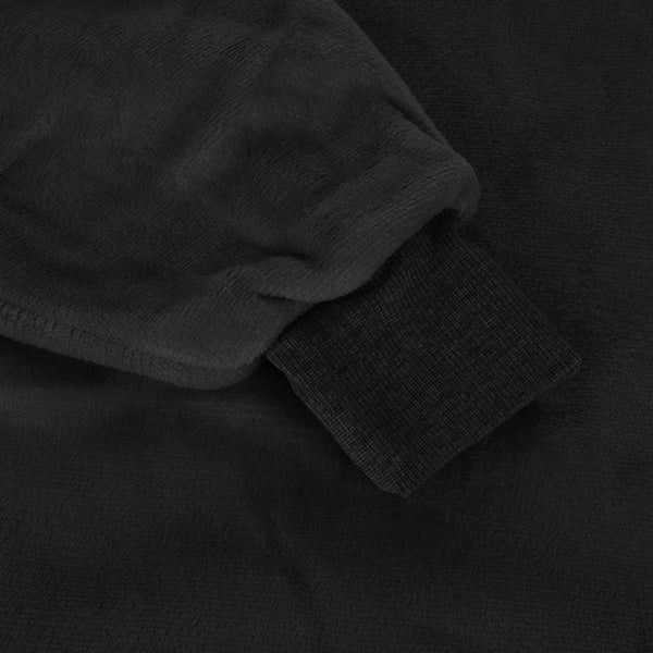 Sweatshirt XXL - Hoodie Deken - Oversized Hoodie Draagbare Deken - Super Zacht Warm en Comfortabel - Premium Kwaliteit Materiaal - Uniseks - Voor Volwassenen en Kinderen - Zorgeloos Wassen - Zwart