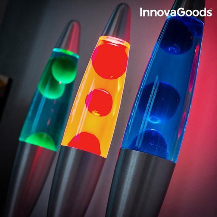 Lavalamp Blauw InnovaGoods | Lavalamp voor kinderen 25W Magma | Lavalampen sfeerverlichting | Nachtlampje Kinderen en Volwassenen