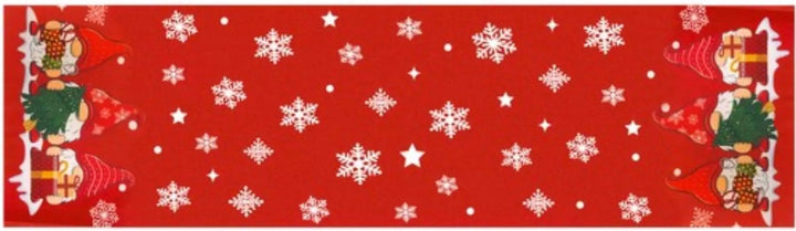 Ruhhy Feestelijke Tafelloper met Kabouterpatroon - Perfect voor Kerst