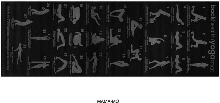 Fitness Yogamat Met Oefenplan