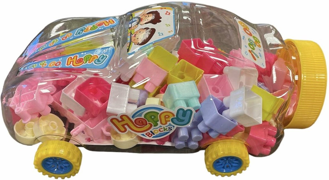 65 stuks Bouwblokjes in auto - blokjes speelgoed - blokken - blocks