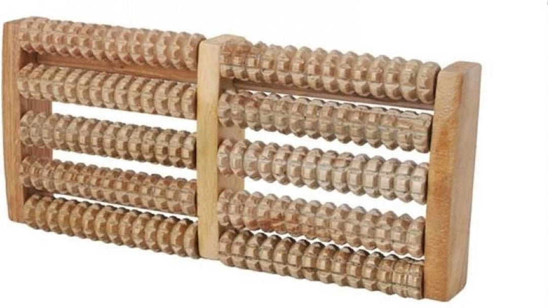 Houten traditionele voetmassage roller
