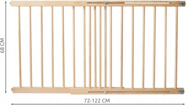 Traphekje - Veiligheidshekje - Hout - 72cm - 122cm