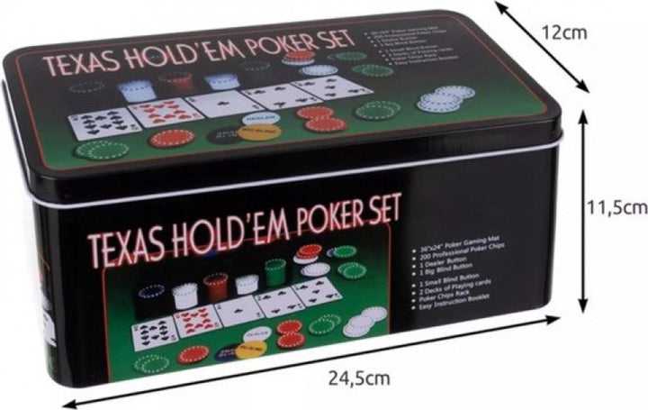 Ruhhy XL Complete Pokerset 200 Chips - Casino-ervaring Thuis