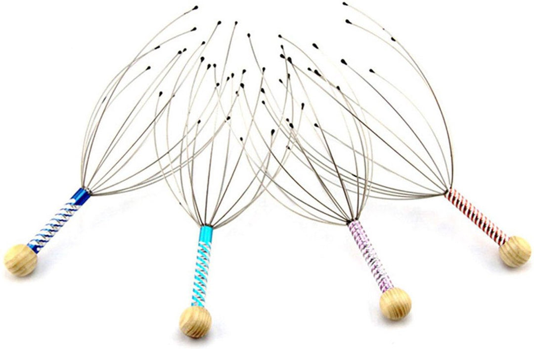 Hoofdmassage spin - 23 cm - Anti stress – Anti jeuk - Massage - kerstcadeau