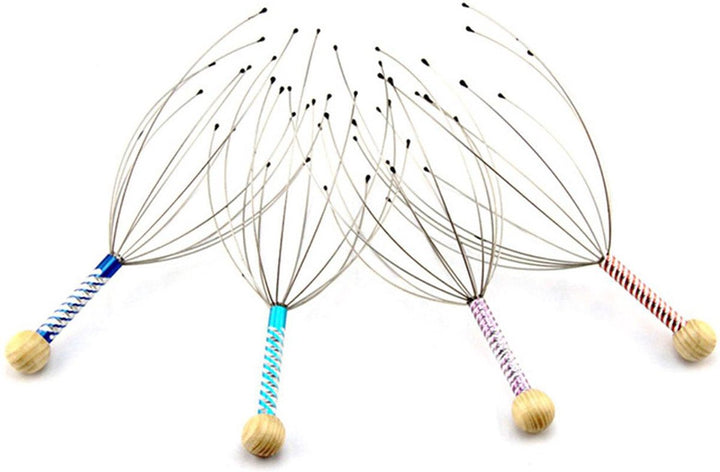 Hoofdmassage spin - 23 cm - Anti stress – Anti jeuk - Massage - kerstcadeau