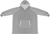 Sweatshirt XXL - Hoodie Deken - Oversized Hoodie Draagbare Deken - Super Zacht Warm en Comfortabel - Premium Kwaliteit Materiaal - Uniseks - Voor Volwassenen en Kinderen - Zorgeloos Wassen - Grijs