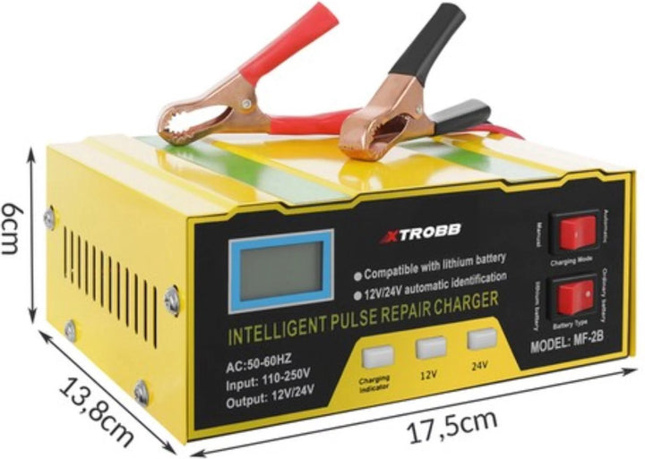 Xtrobb Trizand Automatische Acculader: Essentieel Gereedschap voor Elke Voertuigeigenaar