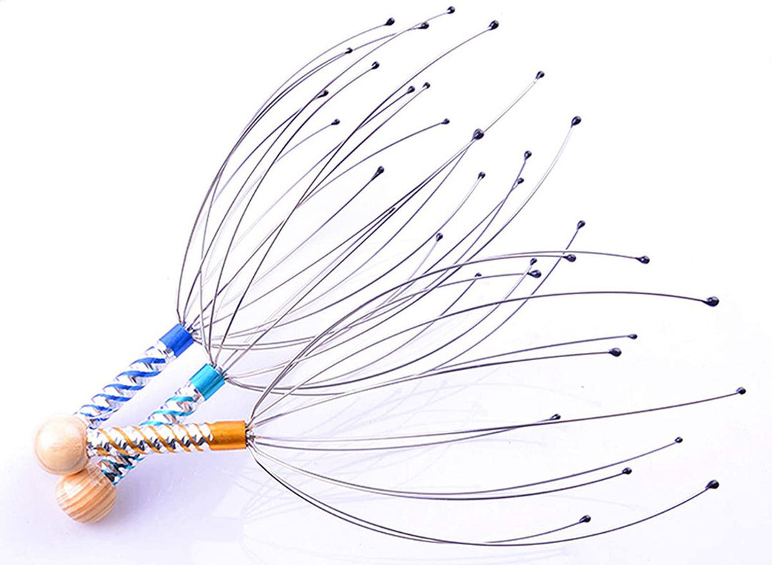 Hoofdmassage spin - 23 cm - Anti stress – Anti jeuk - Massage - kerstcadeau