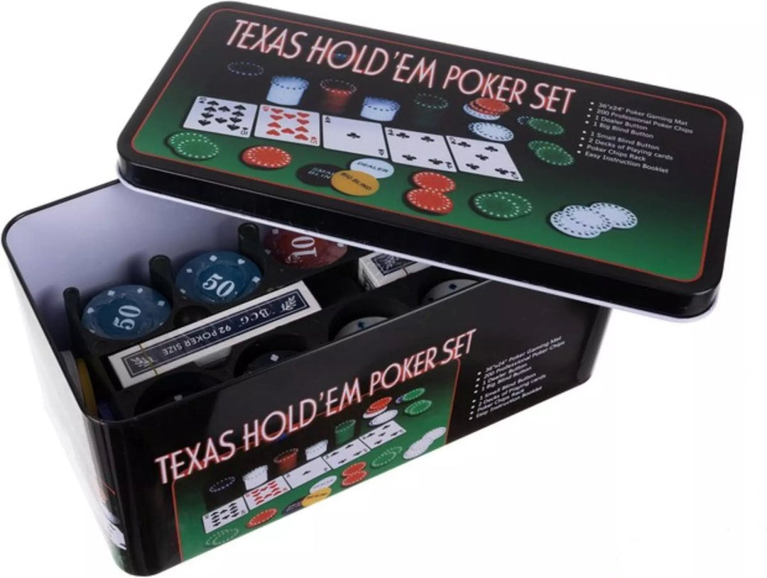 Ruhhy XL Complete Pokerset 200 Chips - Casino-ervaring Thuis