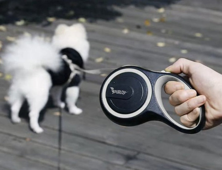 Purlov Automatische Hondenriem 5m/15kg - Veilig en Comfortabel