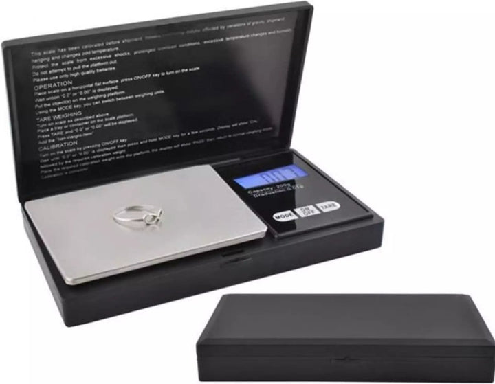 Ruhhy Precisie Zakweegschaal 200 x 0,01g - Compact met Klep